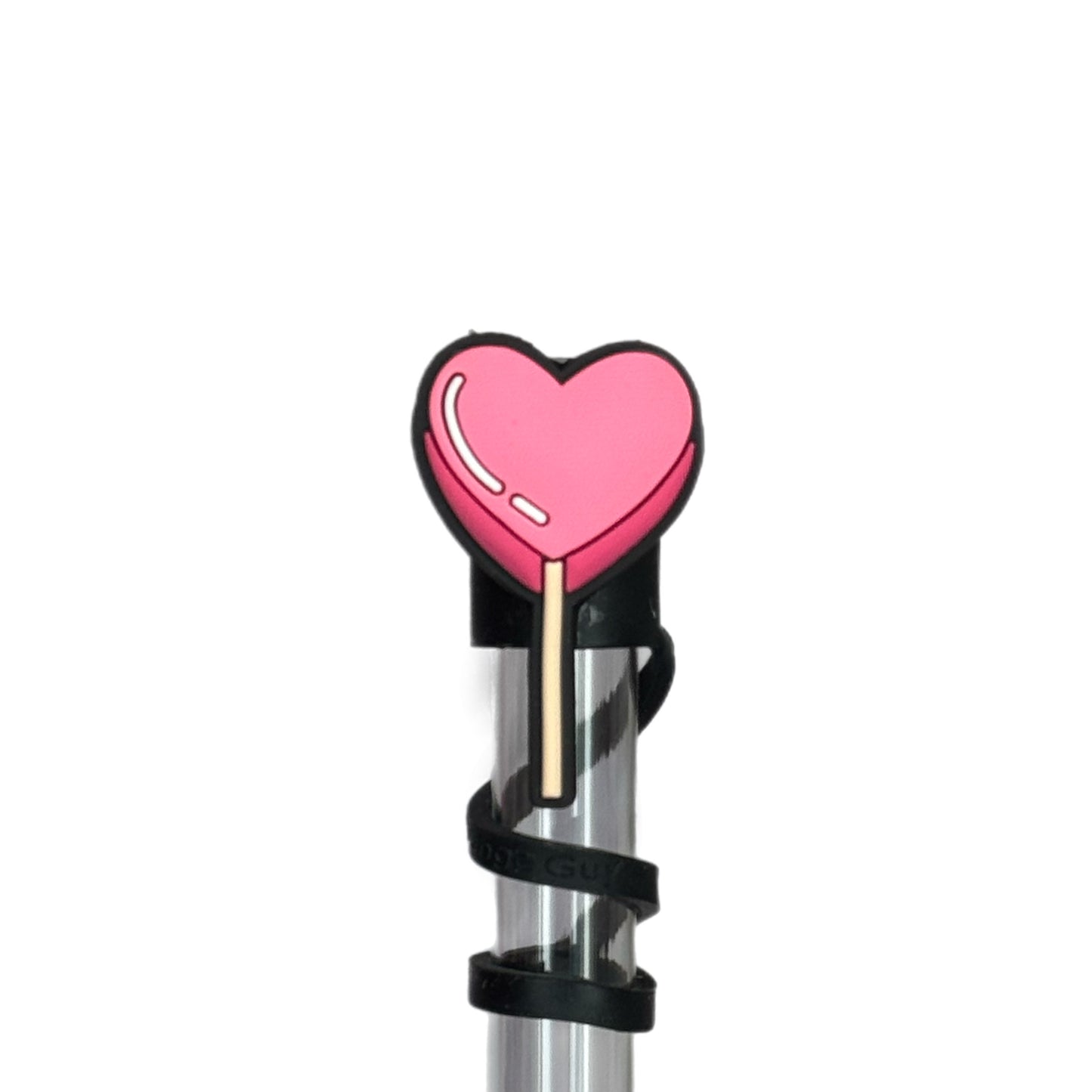 Heart Lollipop Straw Topper