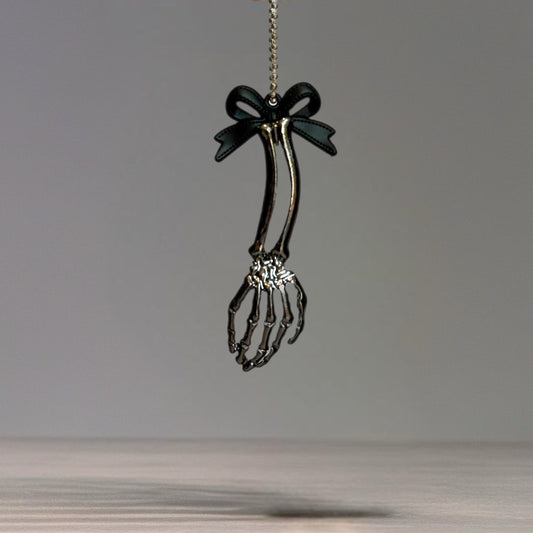 Deadly Damask Skeleton Charm - Tumbler Handle Charm