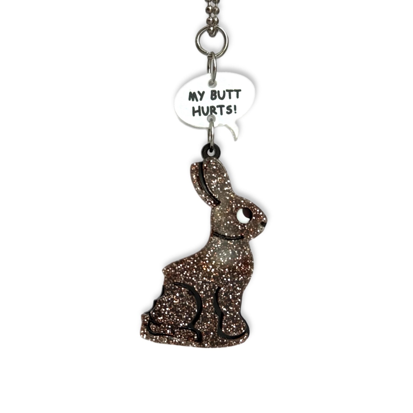 Chocolate Bunny Charms - Tumbler Handle Charm