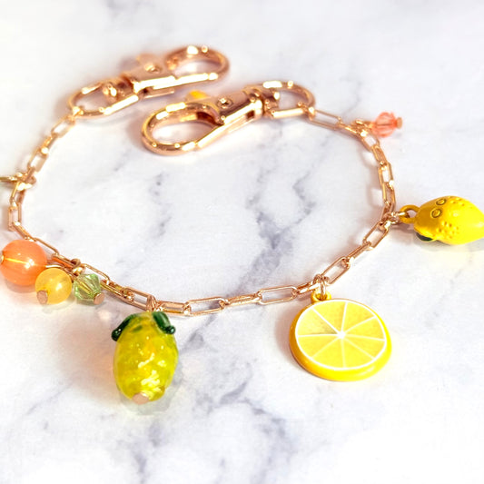 Lemons Deluxe Tumbler Charm Necklace