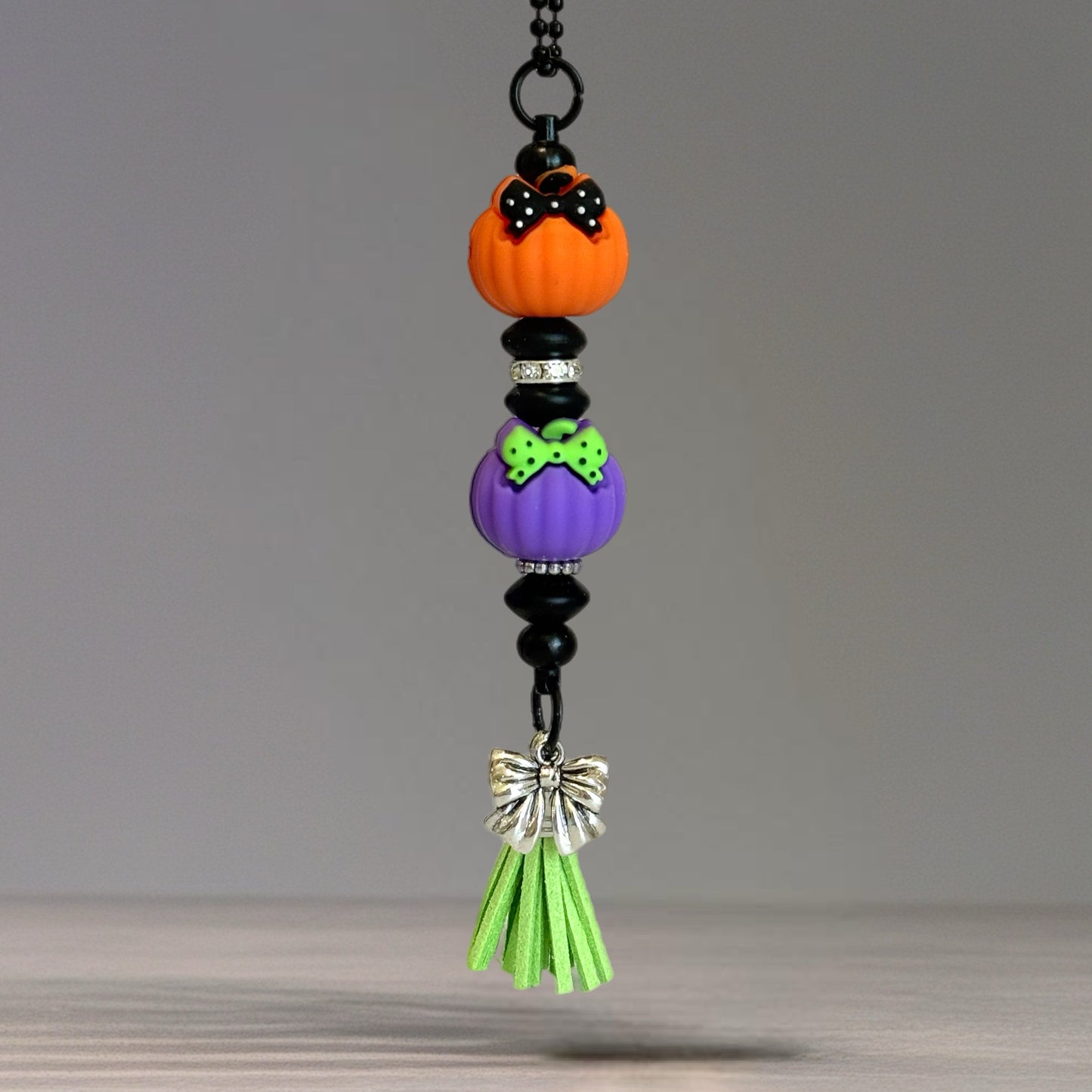 Halloween Pumpkin Bar Charm - Tumbler Handle Charm