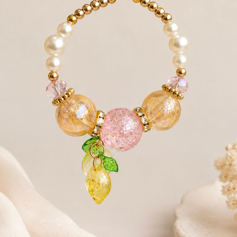 Pink Lemonade Halo Charm - Tumbler Handle Charm
