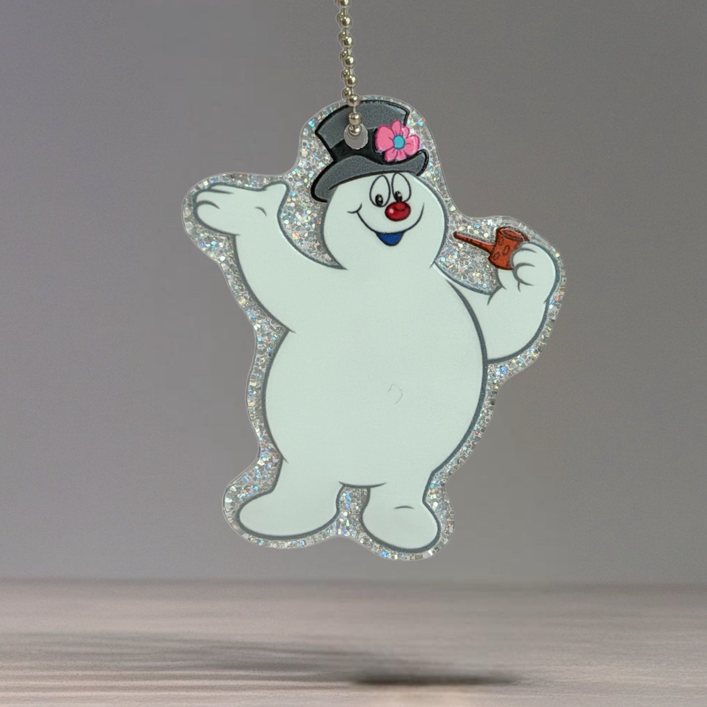 Frosty The Snowman Charm - Tumbler Handle Charm