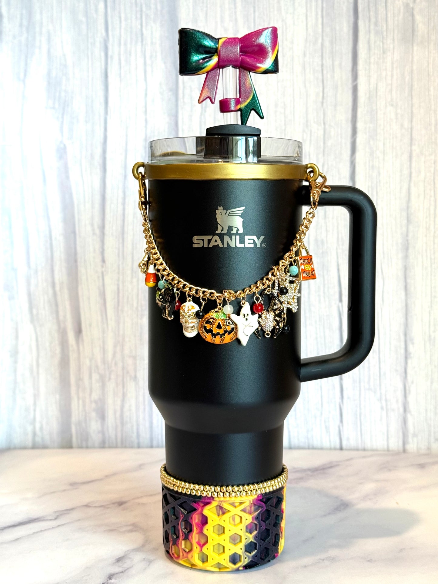 Halloween Deluxe Tumbler Charm Necklace