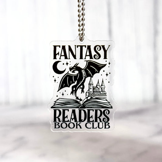 Fantasy Readers Charm - Tumbler Handle Charm