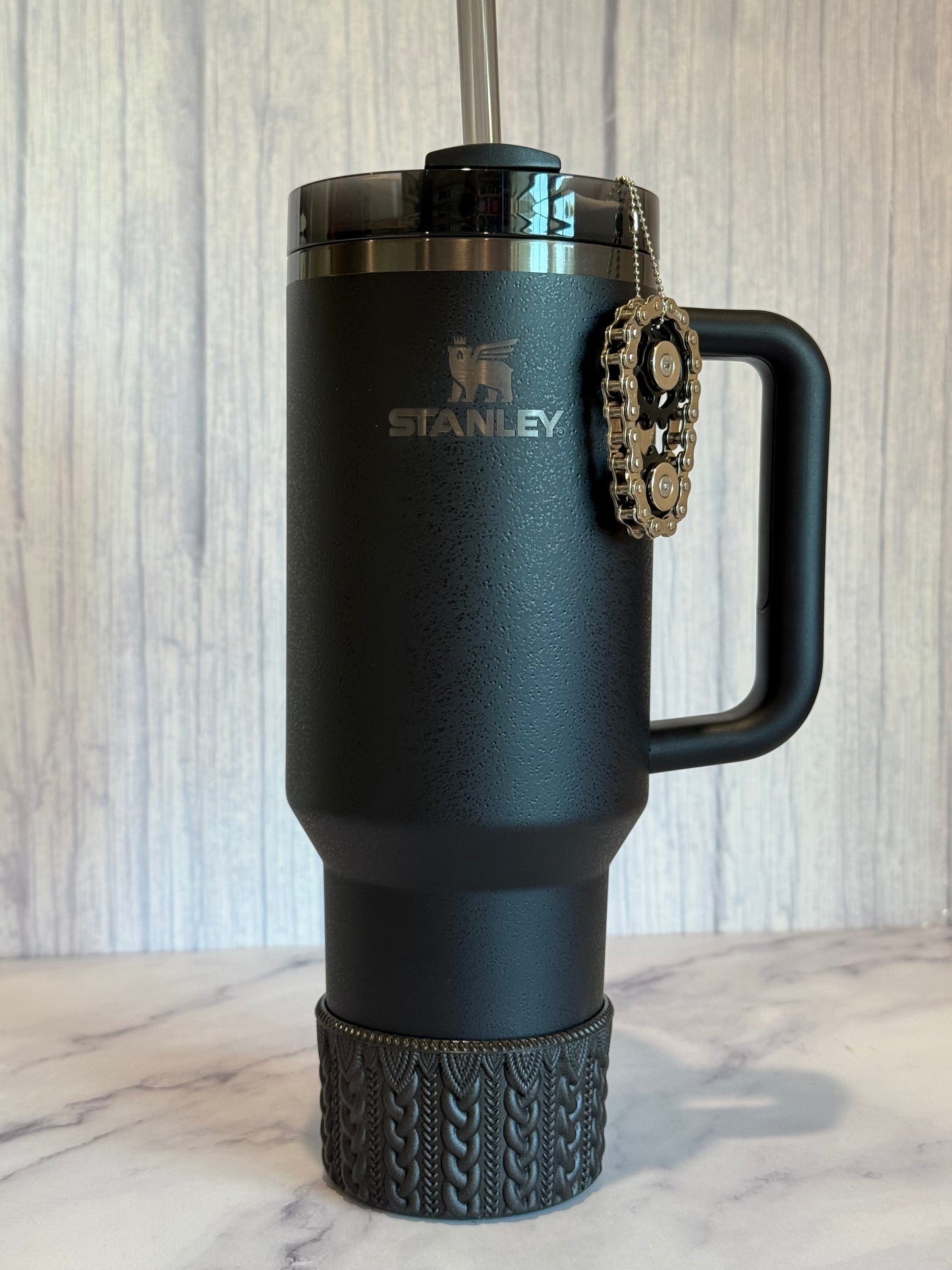 Chain & Gears Fidget Charm - Tumbler Handle Charm