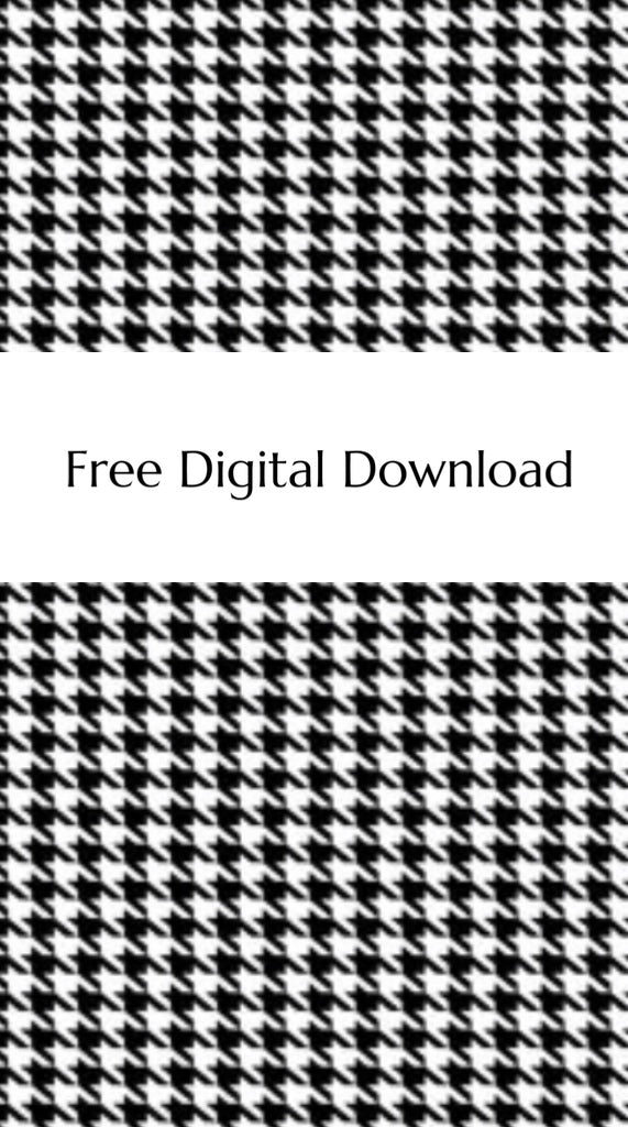 Free Houndstooth Digital Download