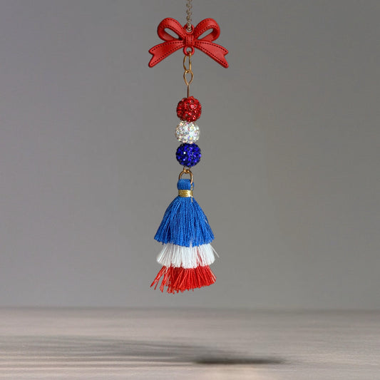 All-American Sparkle Charm - Tumbler Handle Charm