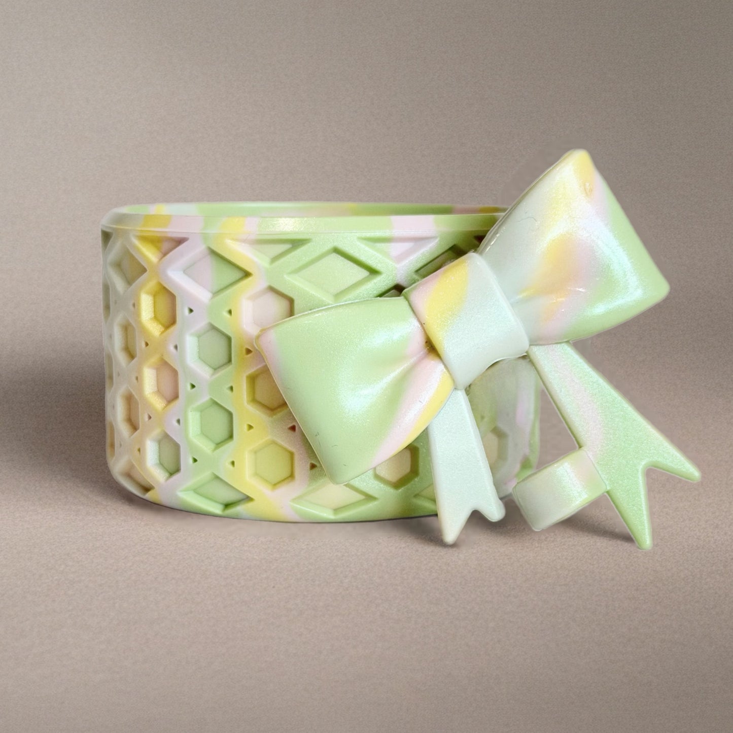 Spring Blossom 3D Bow Straw Top