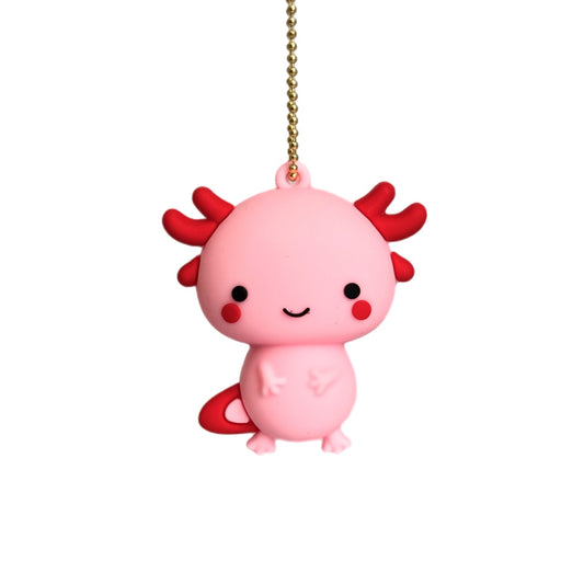 Pink Axolotl Deluxe Charm - Tumbler Handle Charm