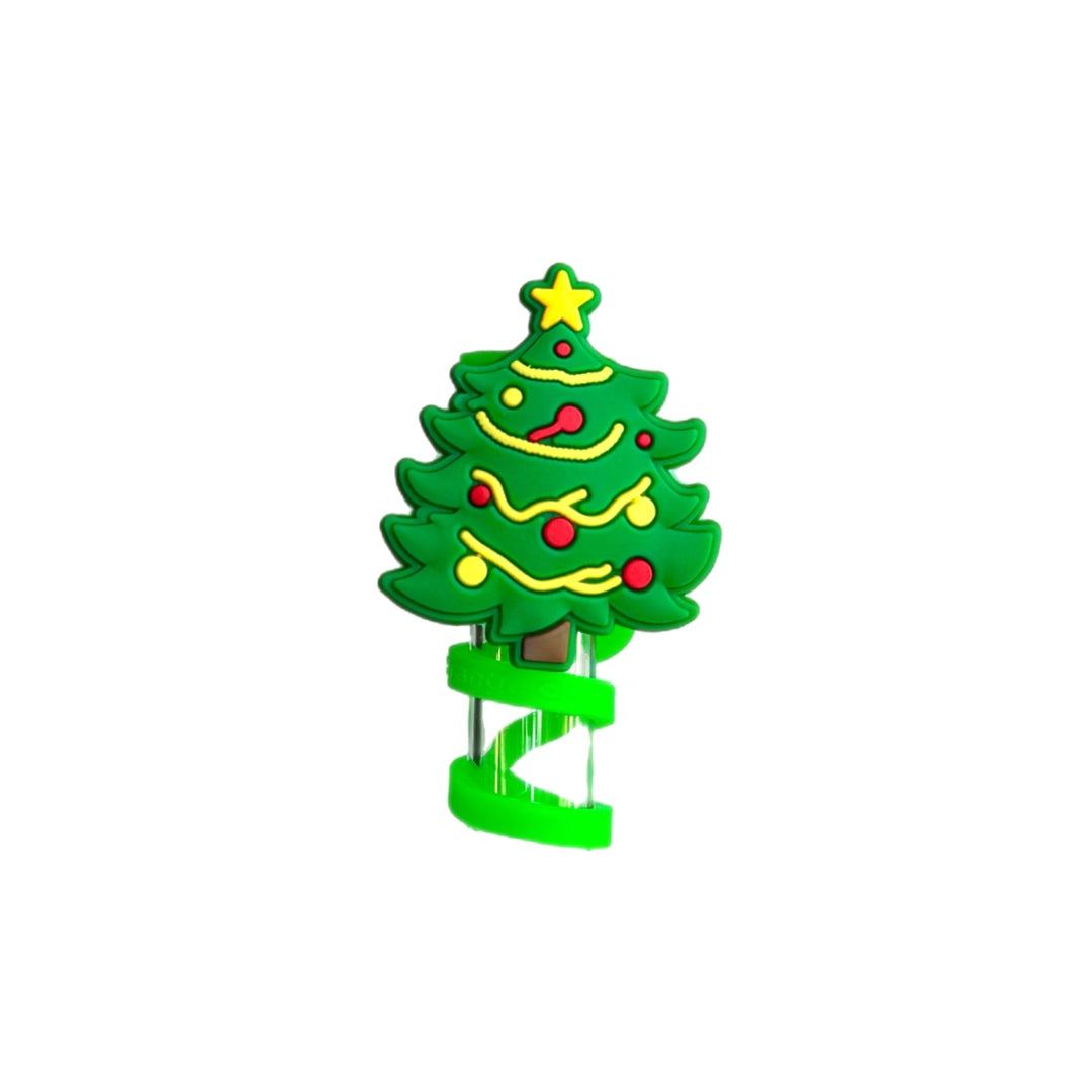 Christmas Tree Straw Topper