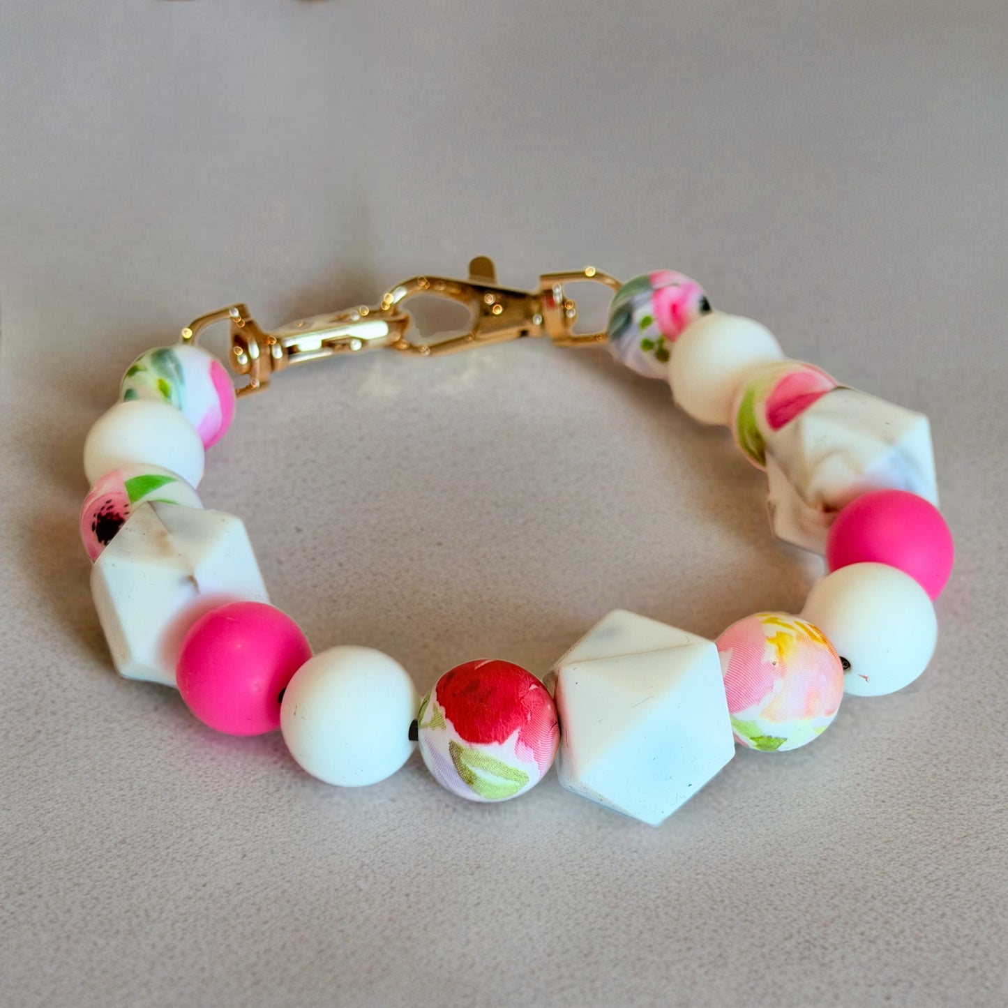 Watercolor Floral Tumbler Charm Necklace