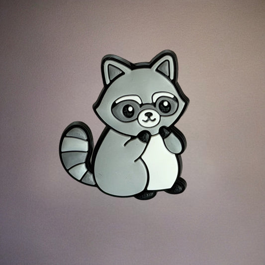 Raccoon Silicone Tumbler Magnet