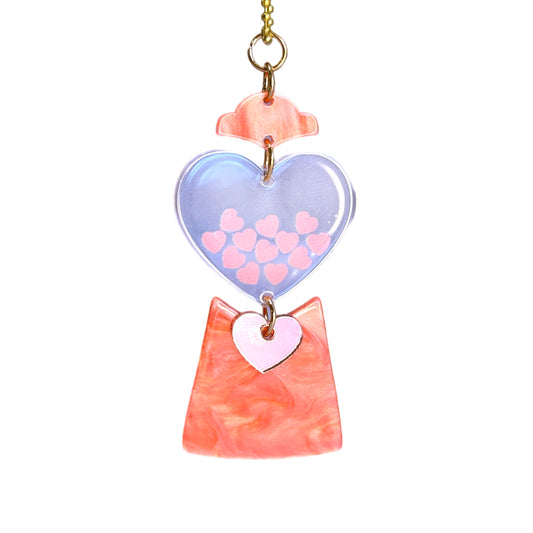 Gumball Love Machine Charm- Tumbler Handle Charm