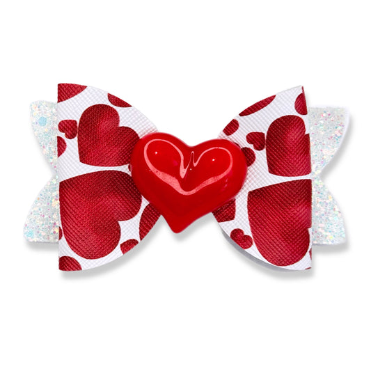 Hearts Tumbler Bow