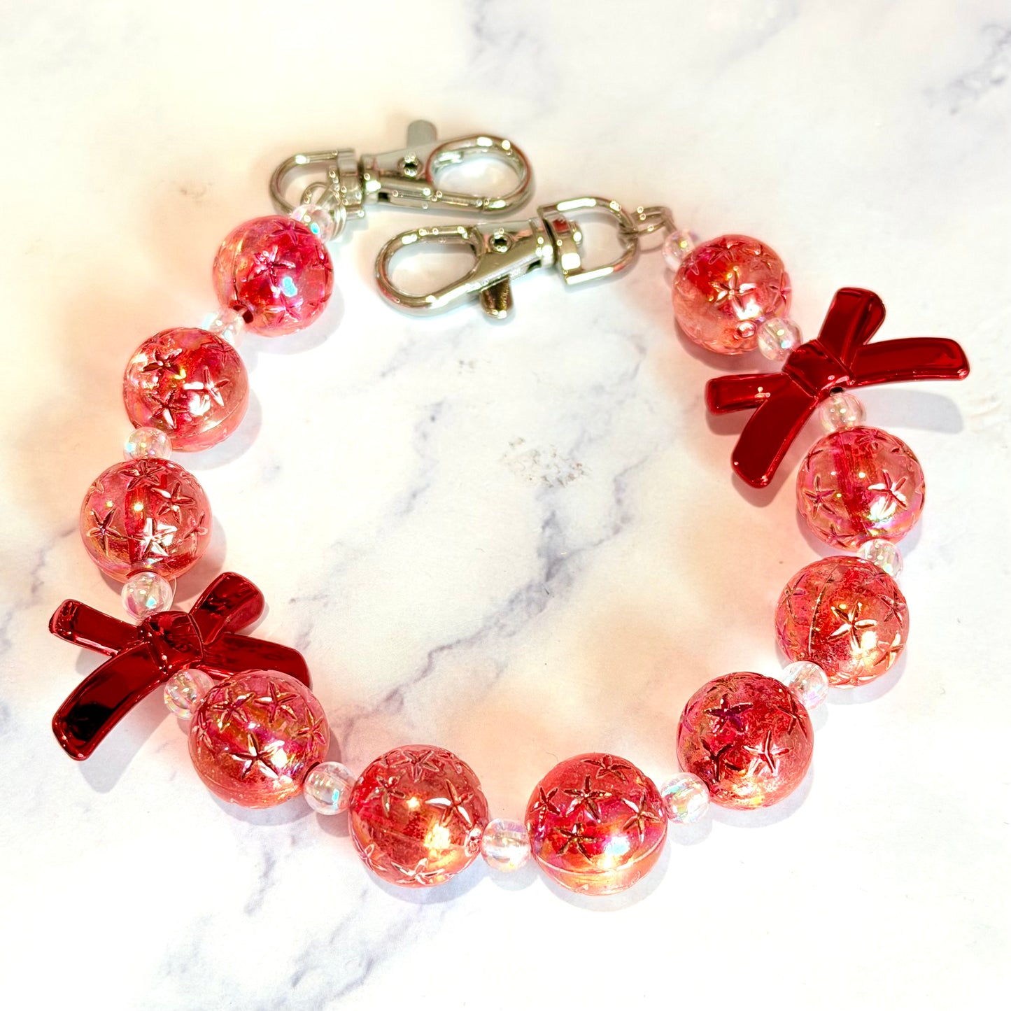 Holly Shimmer Deluxe Tumbler Charm Necklace