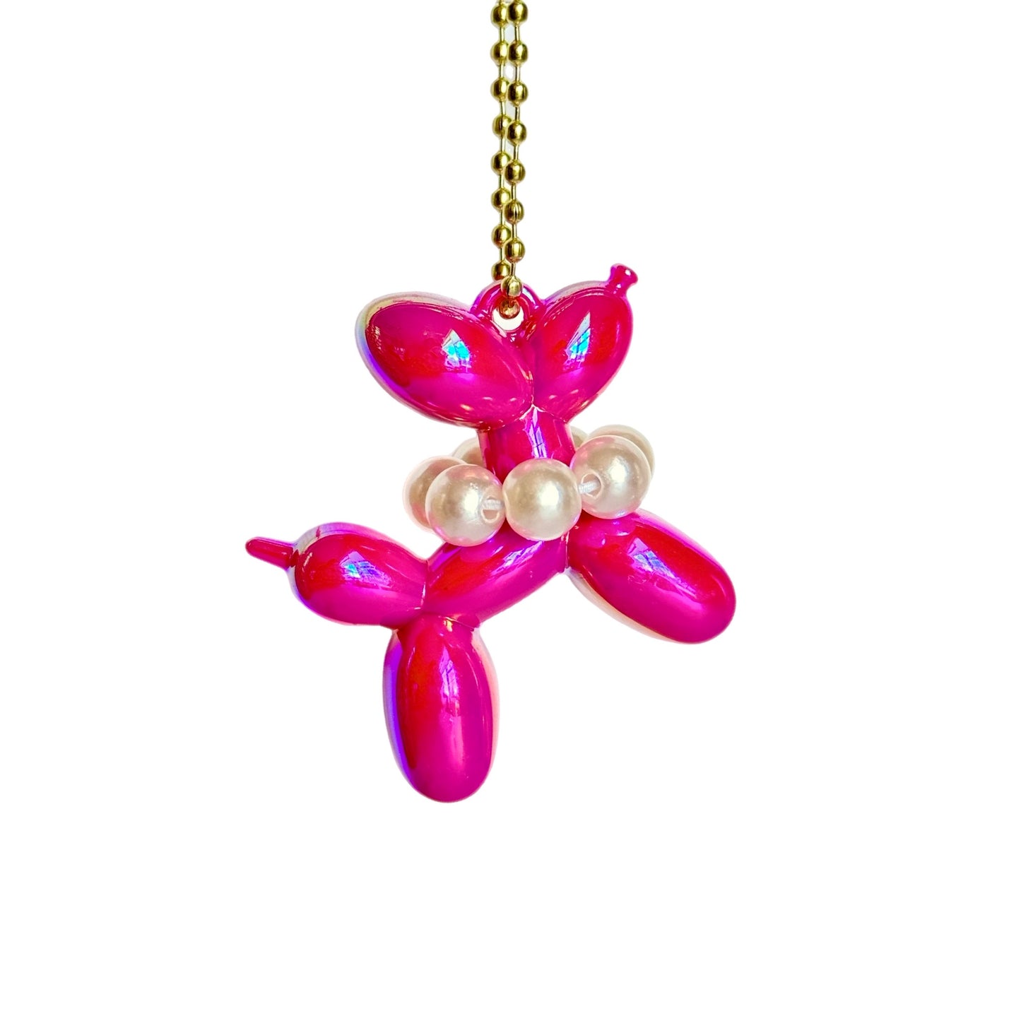 Fancy Balloon Dog Charm - Tumbler Handle Charm