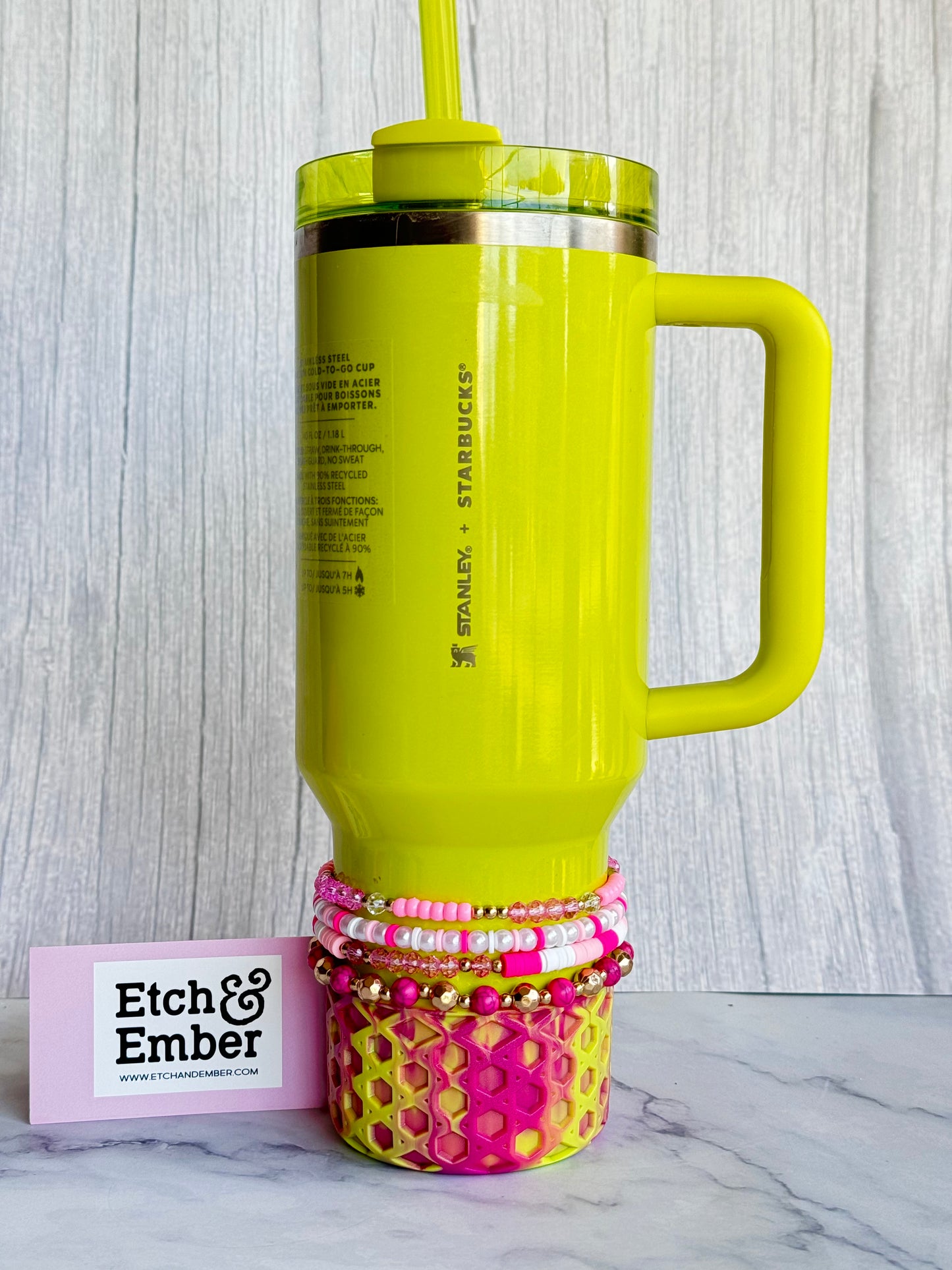 CHERRY LIME RICKY WAFFLE Tumbler Boot -fits 20-40oz New!