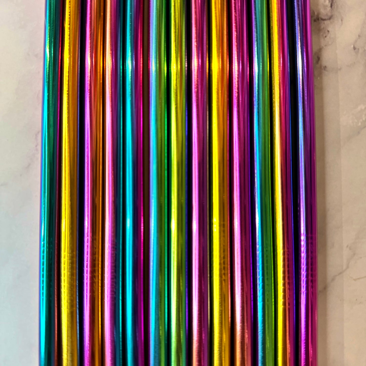 Chroma Straw Set - 40oz stainless steel tumbler straws- Set of 2