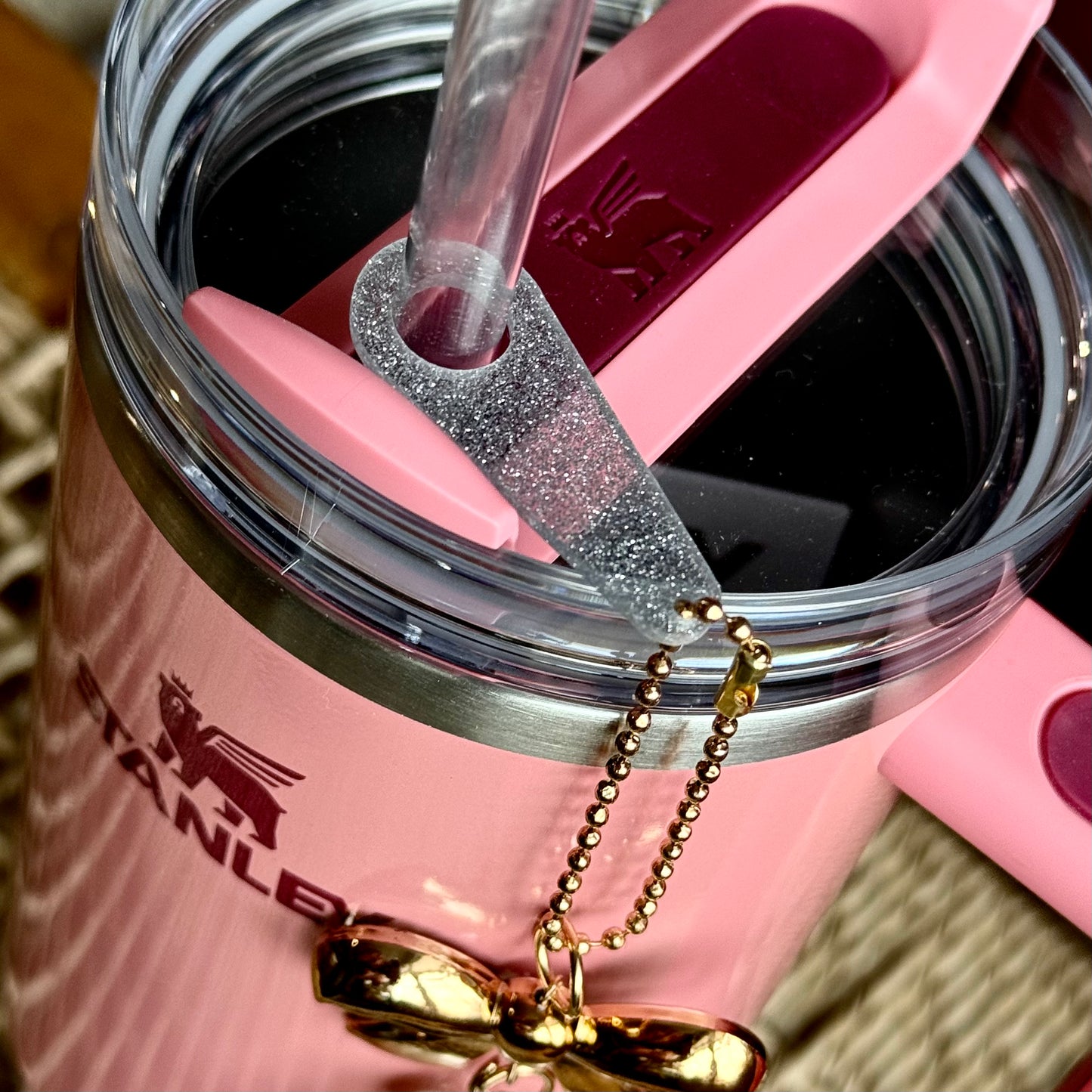 Straw Charm Holder- 10mm Straw Compatible