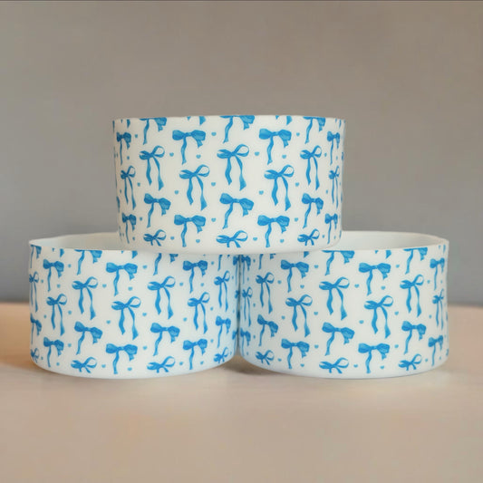 Blue Baby Bow Tumbler Boot