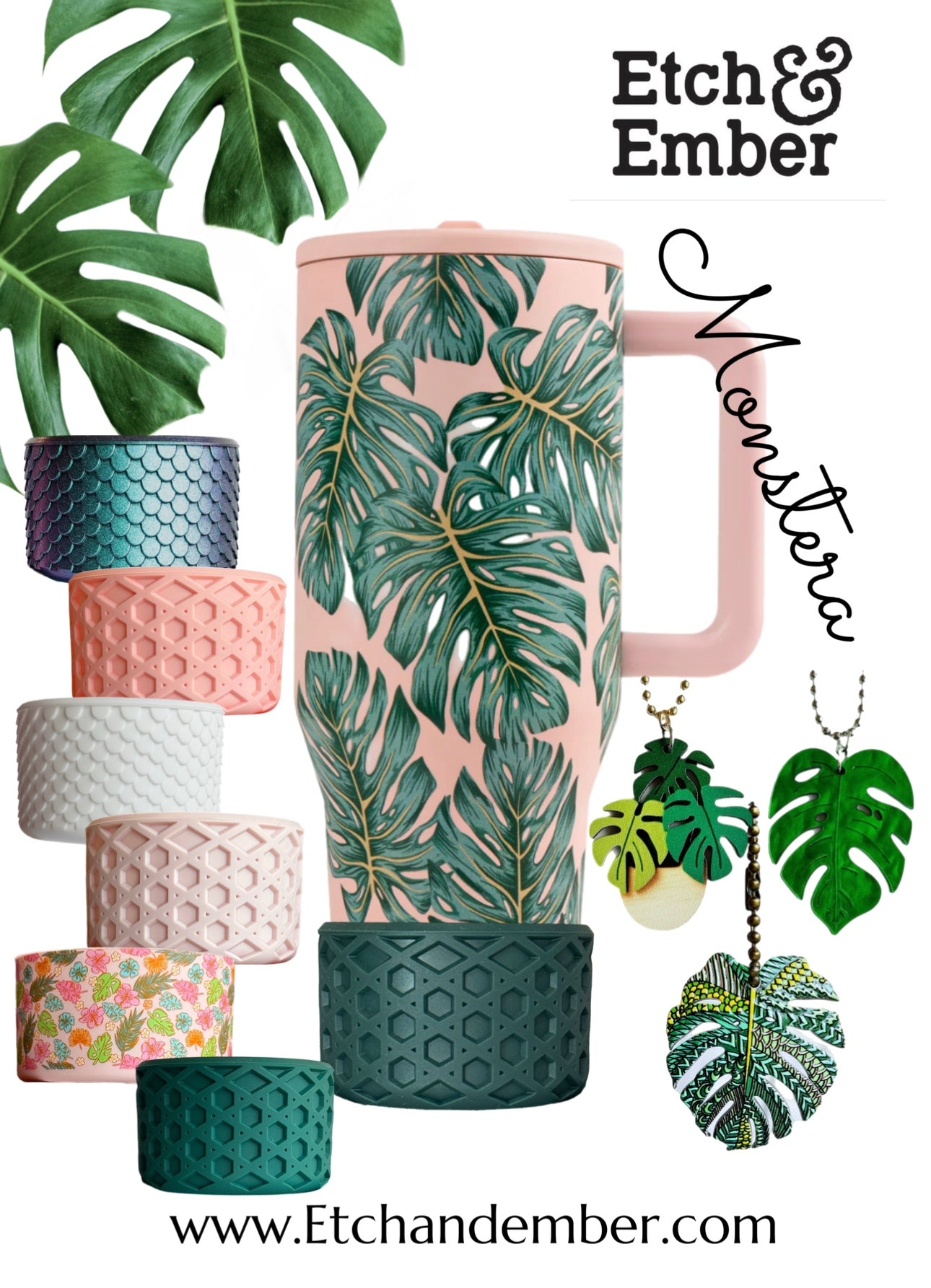hydrojug monstera Karol G Stanley Tumbler Tropicoquetta – How to Style & Best Accessories – Etch and Ember