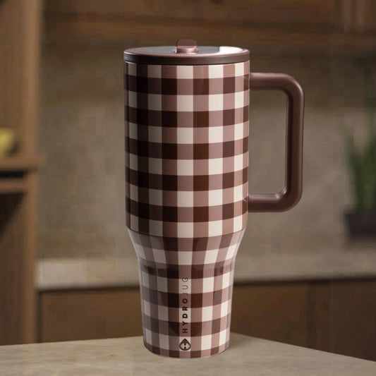 HydroJug Traveler -  Coconut Gingham