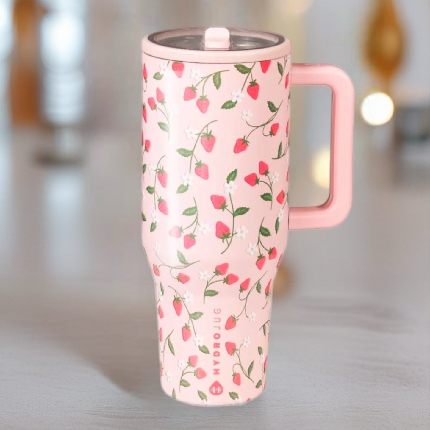 HydroJug Traveler -  Pink Strawberry