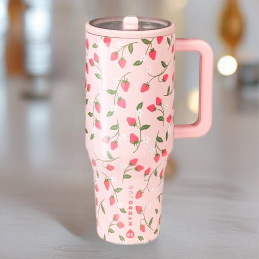 HydroJug Traveler -  Pink Strawberry