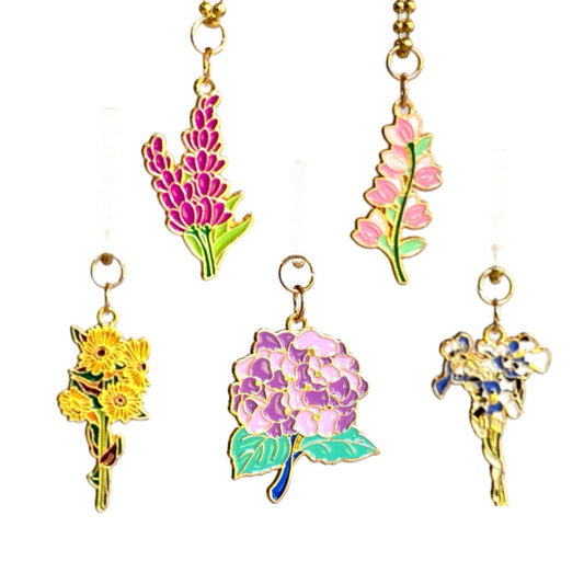 Flower Bouquet Charms - Tumbler Handle Charm