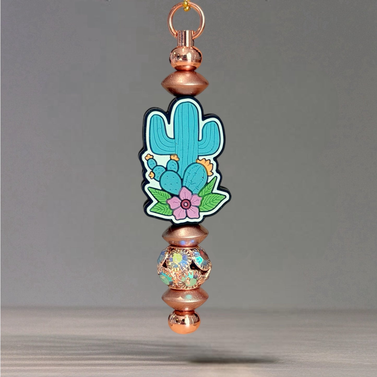 Sonoran Cactus Bar Charm - Tumbler Handle Charm