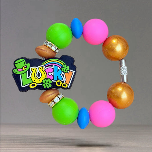 Lucky Charm Bracelet - Tumbler Handle Charm