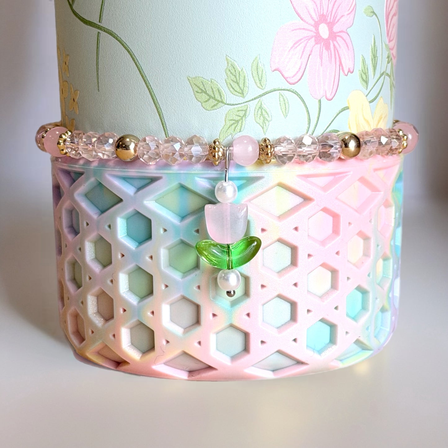 Spring Blossom Tumbler Bracelet