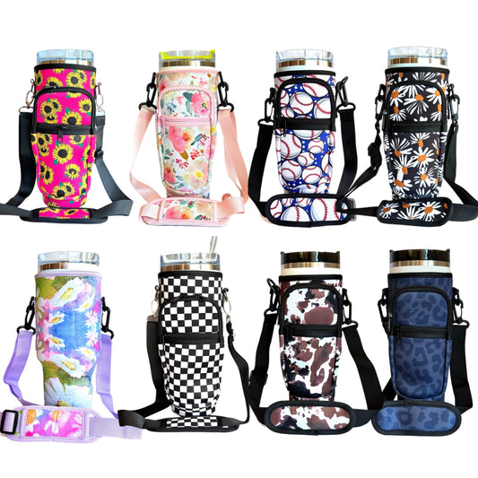 Protective Tumbler Sleeve with Sling-Neoprene