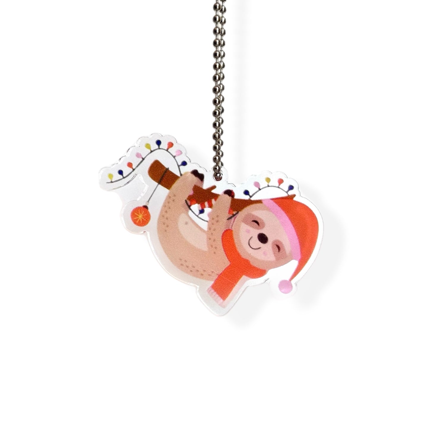 SLOTH CHRISTMAS Charms - Tumbler Handle Charm