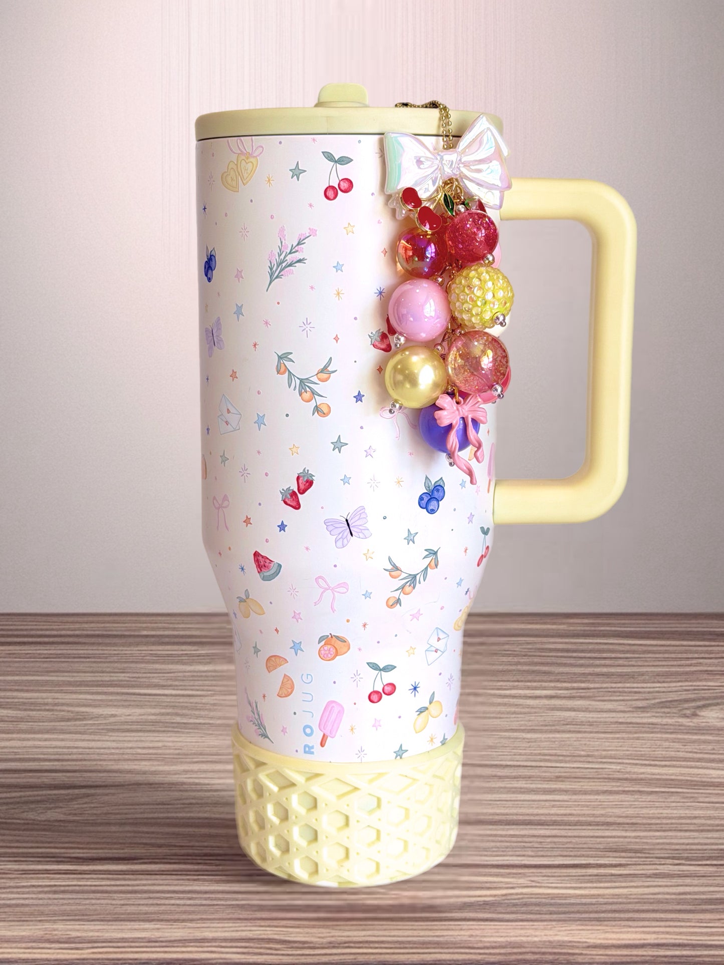 Berries & Cream Bauble Charm - Tumbler Handle Charm