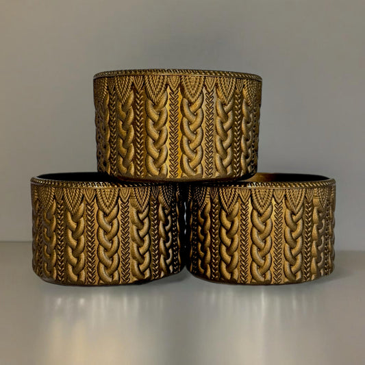 Deep Bronze Metallic MACRAME  Boot