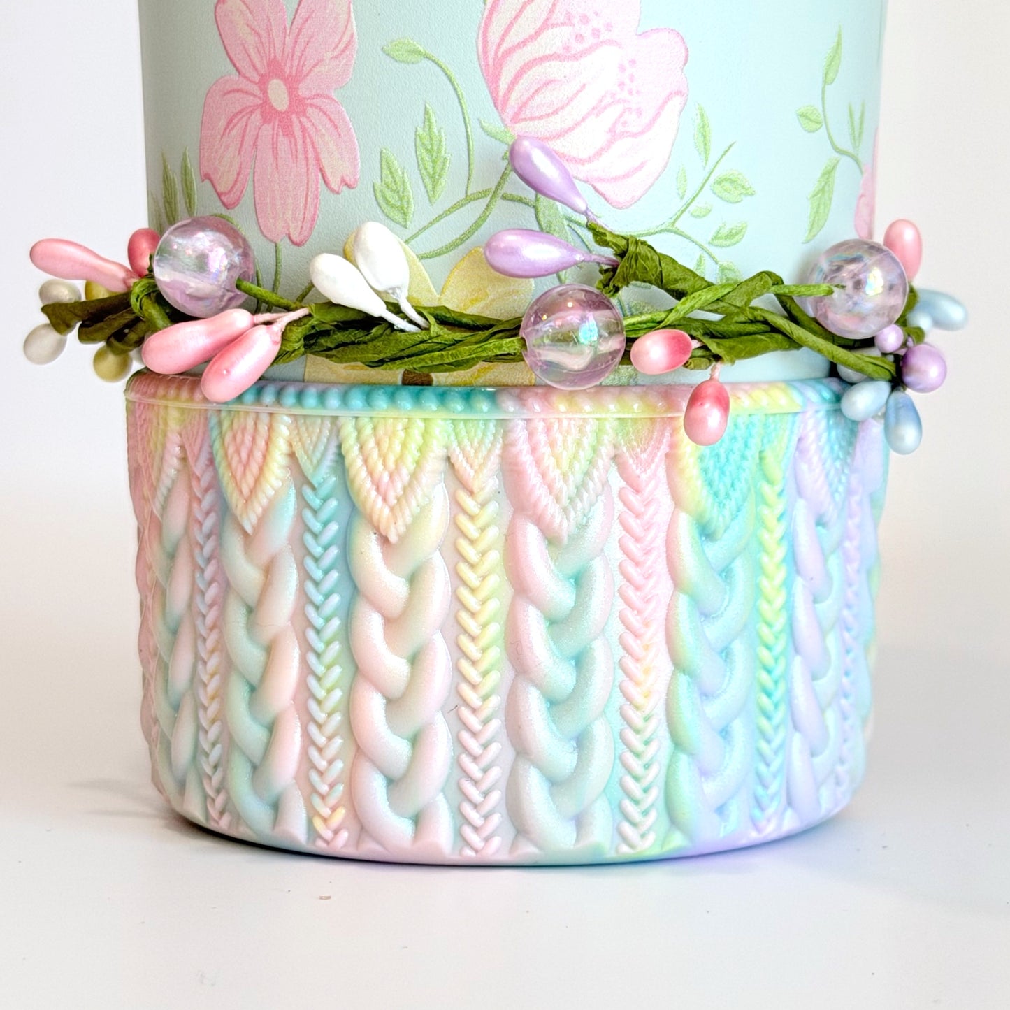 Spring Blossom Easter Tumbler Bracelet