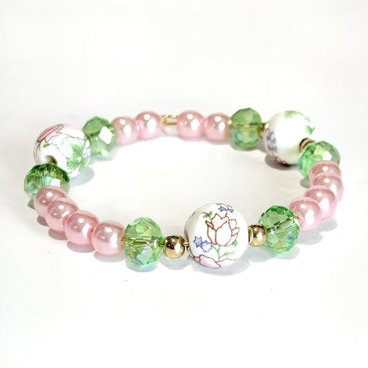 Spring Floral Halo Charm