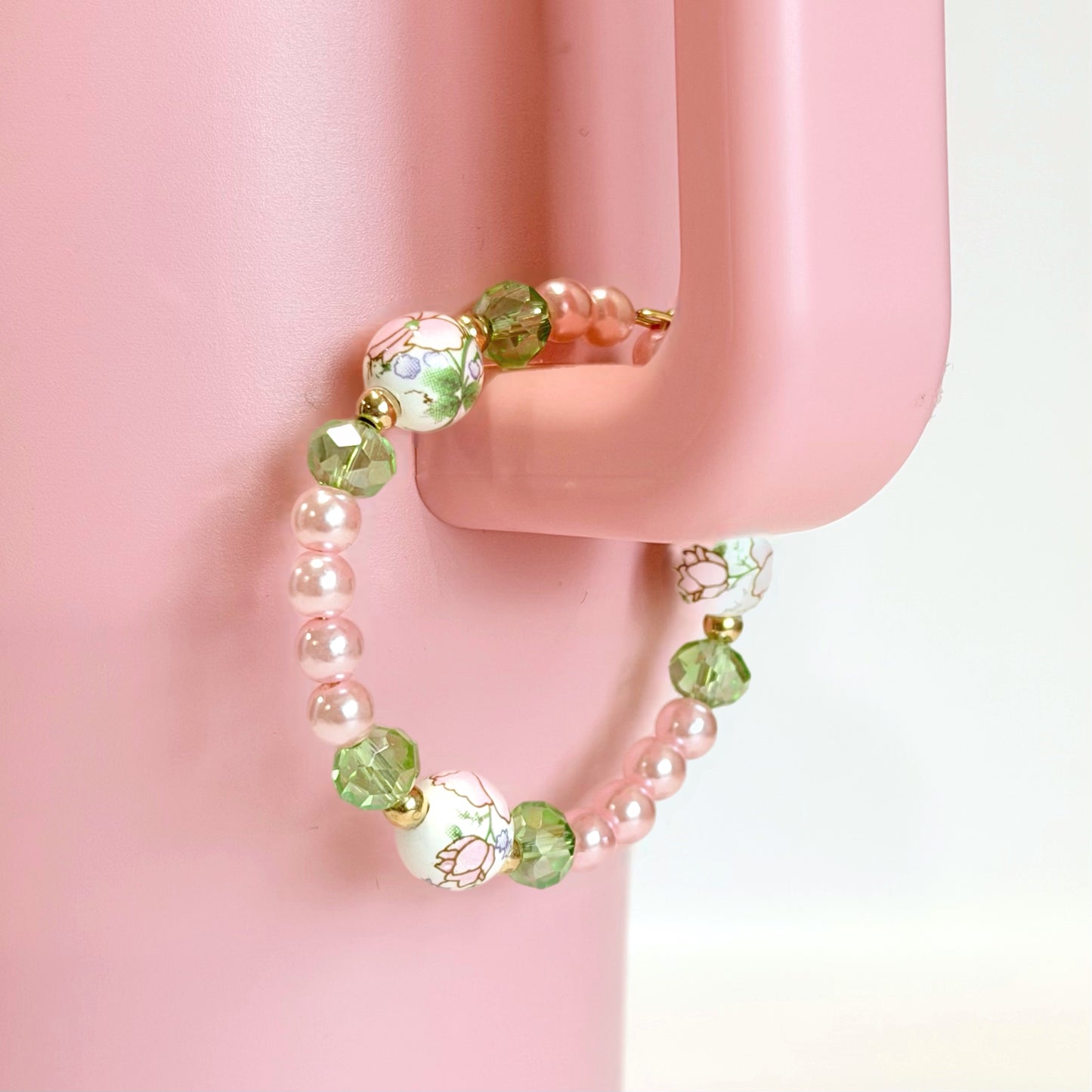 Spring Floral Halo Charm