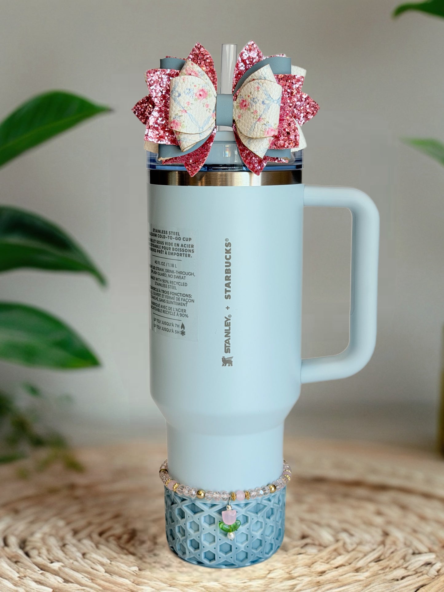 Ribbon Rosettes Tumbler Bow