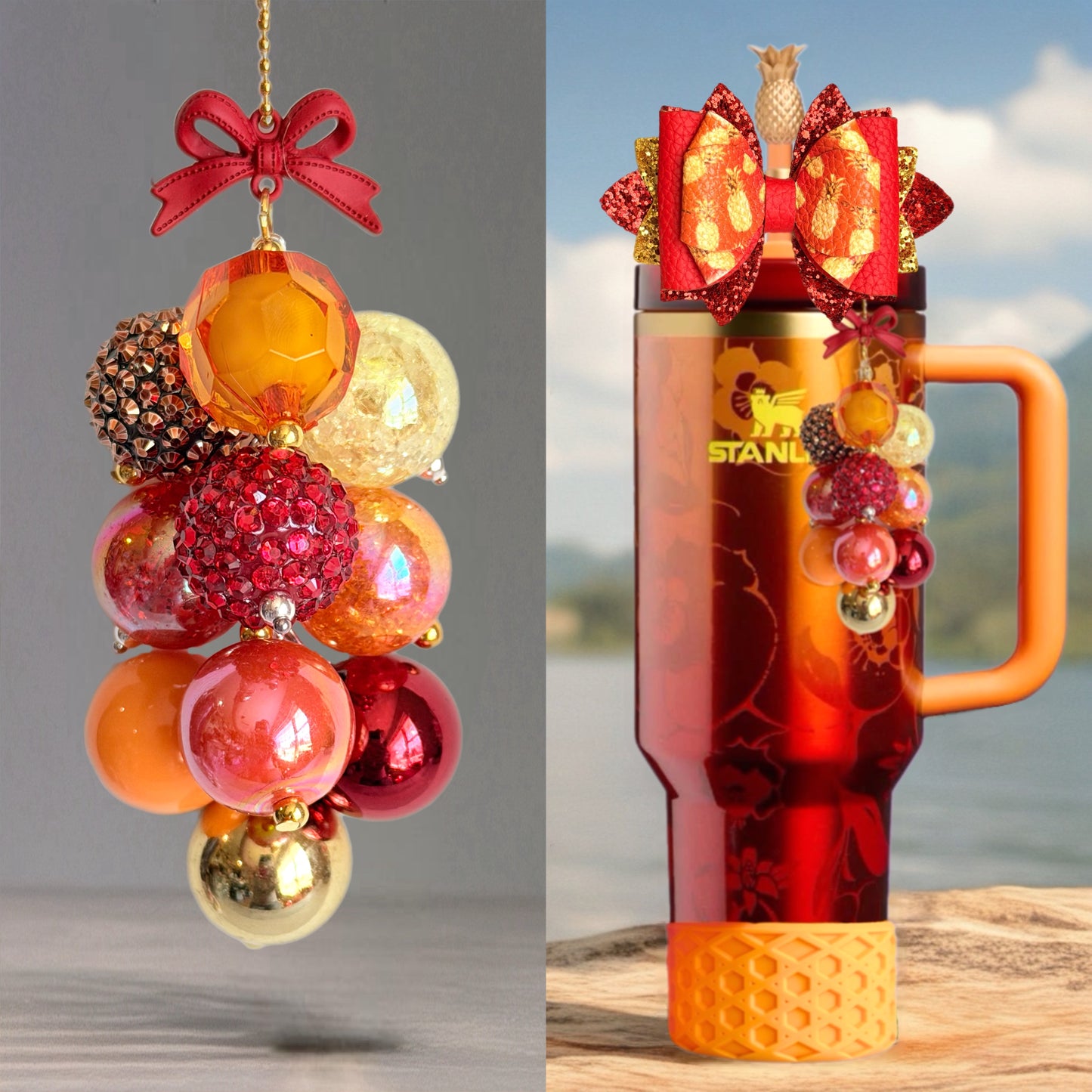 Tropicoqueta Bauble Charm - Tumbler Handle Charm