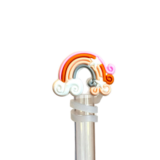 Cute Rainbow Straw Topper