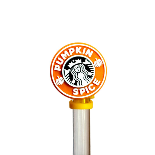 Pumpkin Spice Straw Topper