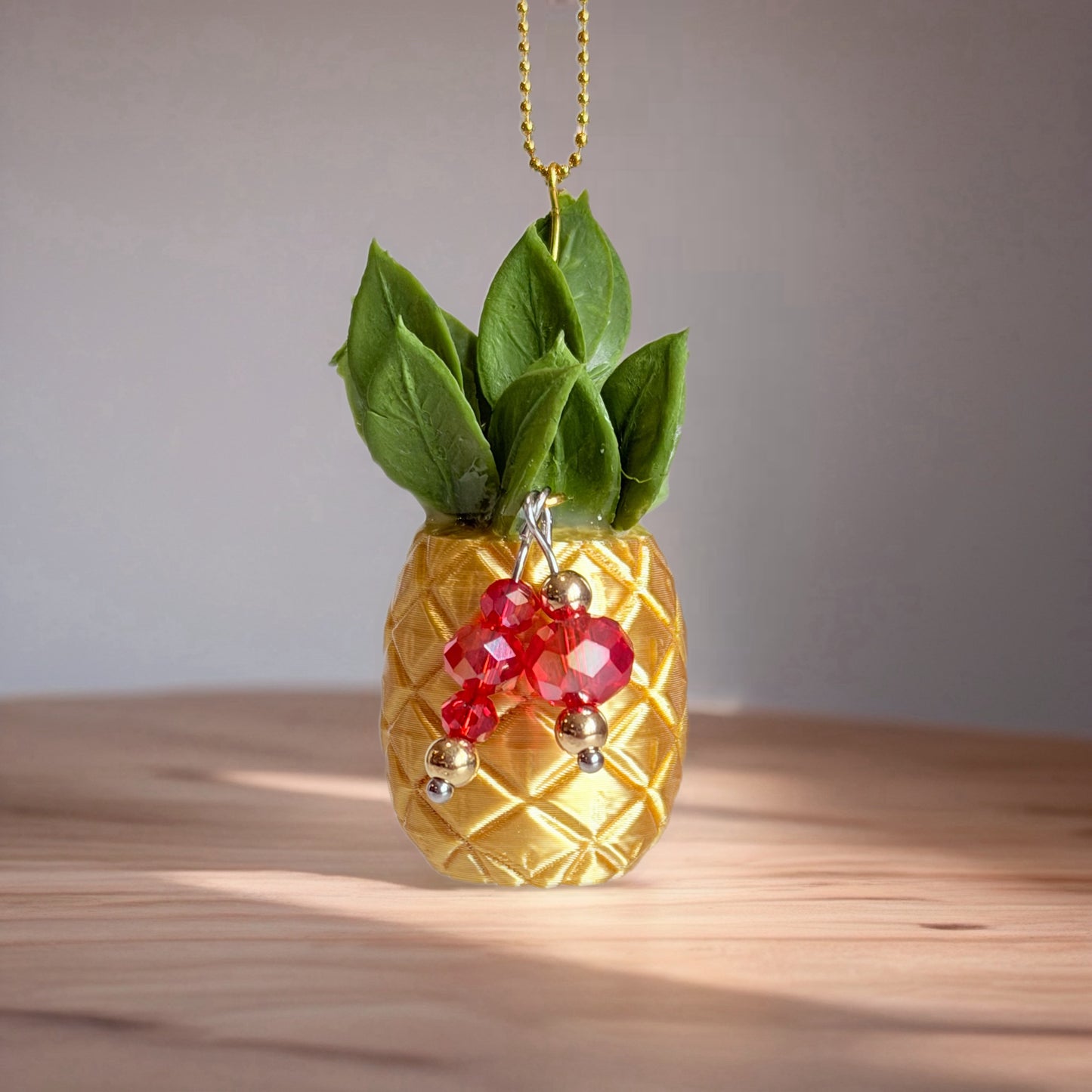 Tropical Pineapple Charm - Tumbler Charm