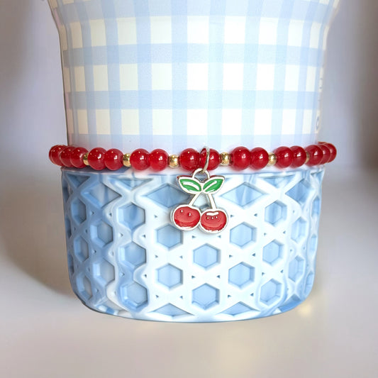 Cherry Tumbler Bracelet