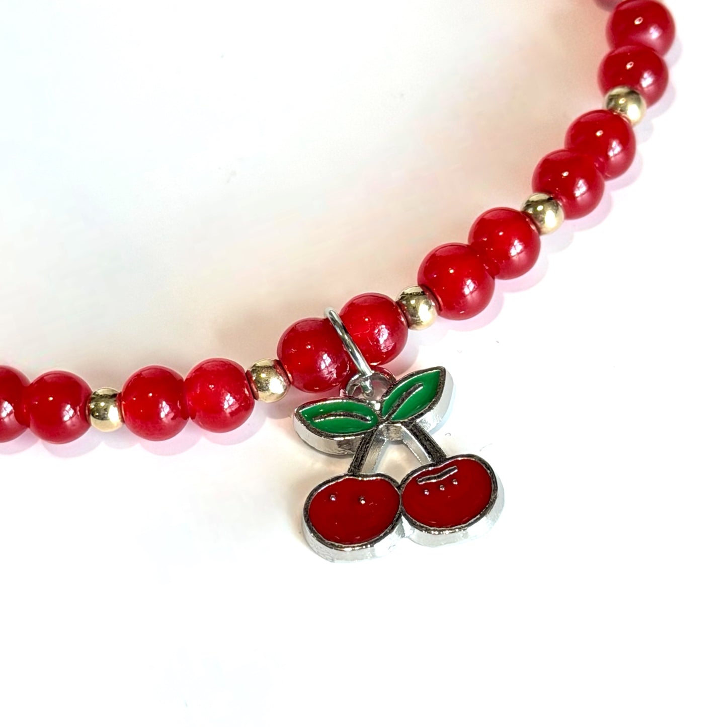 Cherry Tumbler Bracelet