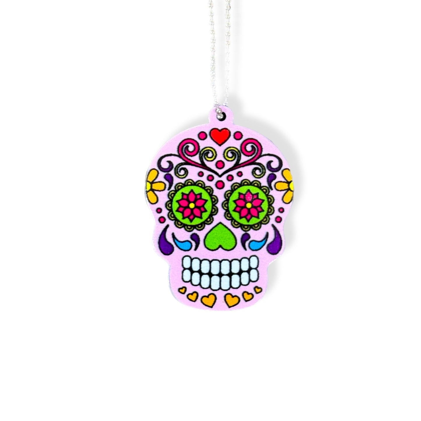 Sugar Skull Charm - Tumbler Handle Charm