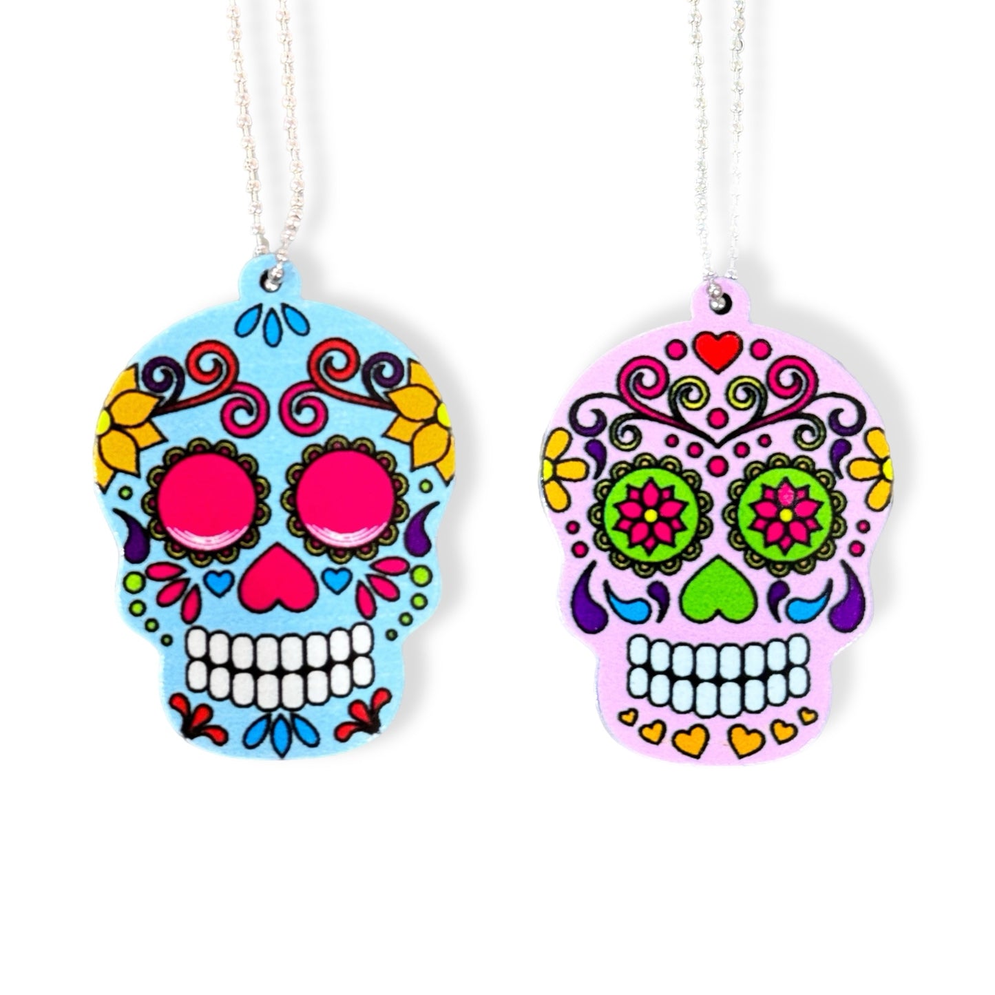 Sugar Skull Charm - Tumbler Handle Charm