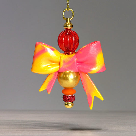 Tropic 3d Bow Charm - Tumbler Handle Charm